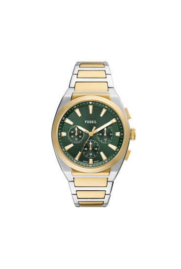Fossil Часовник Everett Chronograph FS6106 Златист - Mera.bg