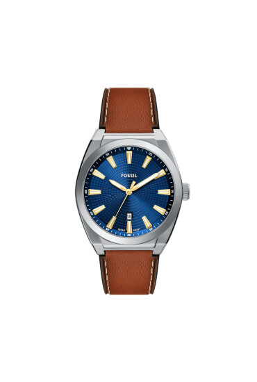 Fossil Часовник Everett FS6115 Кафяв - Mera.bg