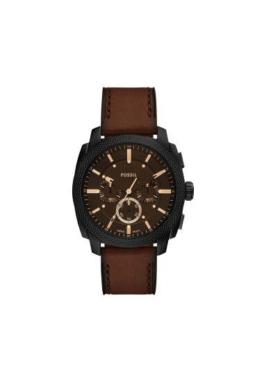 Fossil Часовник Machine Chronograph FS6101 Кафяв - Mera.bg