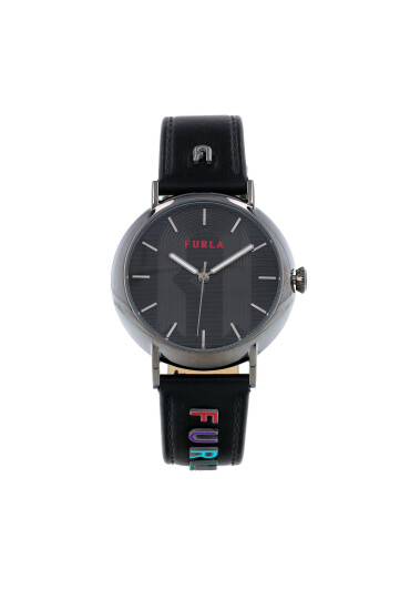 Furla Часовник Easy Shape WW0002-5BX1317-LO100-1-019-20-CN-W Черен - Mera.bg
