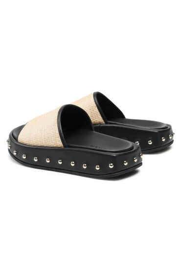 Furla Чехли Real YE14REA-A.0521-DEN000-1-007-20-AL Deserto/Nero - Mera.bg