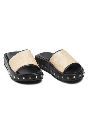 Furla Чехли Real YE14REA-A.0521-DEN000-1-007-20-AL Deserto/Nero - Mera.bg