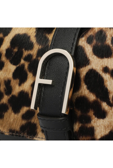 Furla Дамска чанта Flow WB01032-BX2274-2533S-1007 Toni Greige+Nero - Mera.bg