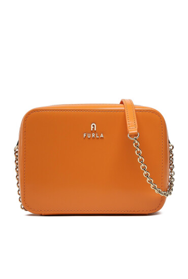 Furla Дамска чанта Camelia WE00458-T20000-2024S-1-007-20-CN-E Оранжев - Mera.bg