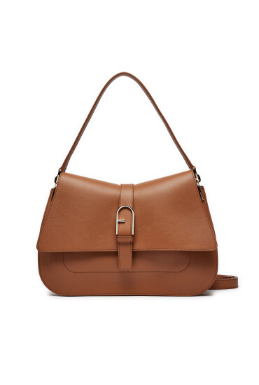 Furla Дамска чанта Flow L Top Handle WB01040-BX2045-RY000-1007 Кафяв - Mera.bg