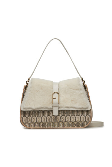 Furla Дамска чанта Flow L Top Handle WB01163-BX2565-2686S-1007 Marshmallow+Toni Color Gold - Mera.bg