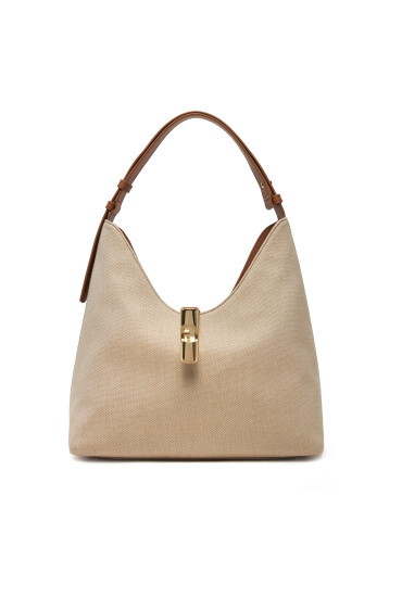 Furla Дамска чанта Goccia M WB01633 BX3542 3331S Екрю - Mera.bg