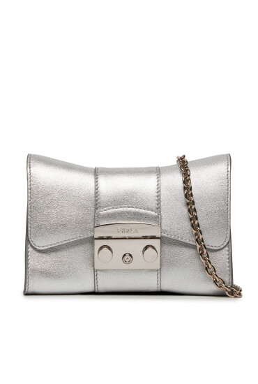 Furla Дамска чанта Metropolis Mini Crossbody Remi WB00930-BX2658-Y3000-1057 Color Silver - Mera.bg