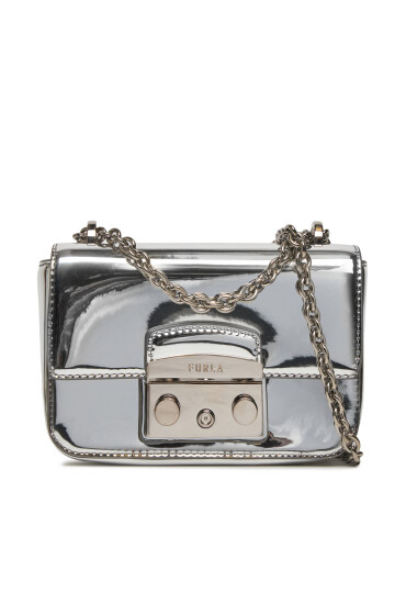 Furla Дамска чанта Metropolis Mini Crossbody WB00828-BX2052-Y3000-1057 Color Silver - Mera.bg