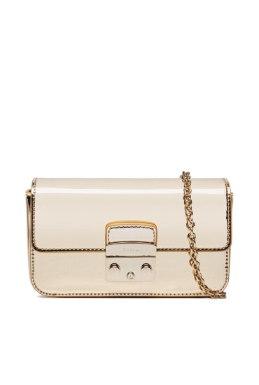 Furla Дамска чанта Metropolis Mini Crossbody WE00446BX2052CGD001007 Златист - Mera.bg