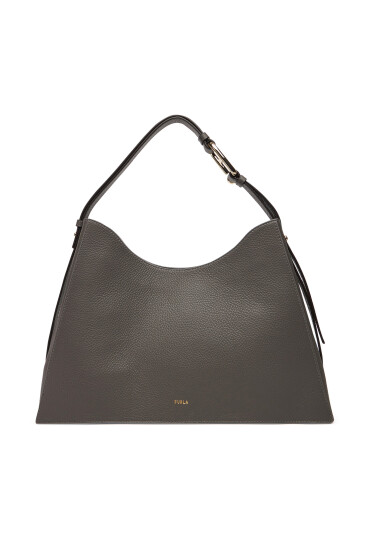 Furla Дамска чанта Nuvola L Hobo WB01246 HSF000 CN 4283S 1007 Сив - Mera.bg