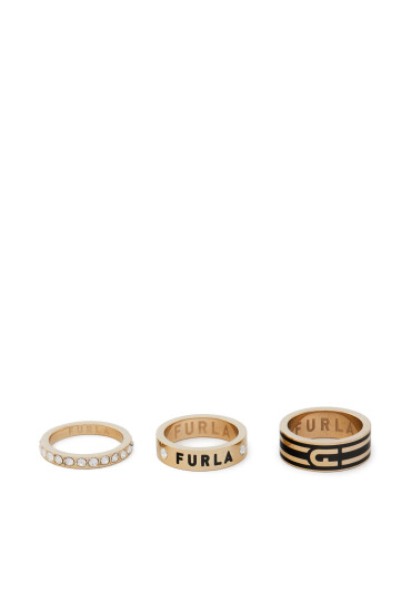 Furla Комплект пръстена Arch Stripe WJ00175-N79000-O6000-1-007-20-CN-S Златист - Mera.bg