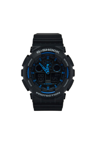 G-Shock Часовник GA-100-1A2ER Черен - Mera.bg