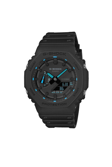 G-Shock Часовник Octagon Carbon Core Guard GA-2100-1A2ER Черен - Mera.bg