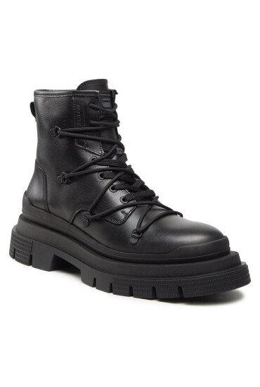 G-Star Raw Туристически oбувки Lintell Cos Hkr Lea M 2242 045708 Blk/Olv - Mera.bg