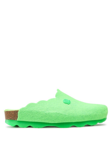 Genuins Пантофи Candy G104682 Fawx Sheepskin Green - Mera.bg