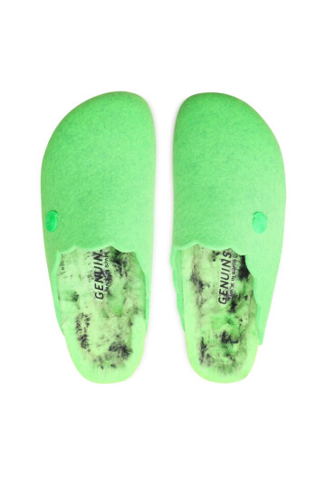 Genuins Пантофи Candy G104682 Fawx Sheepskin Green - Mera.bg