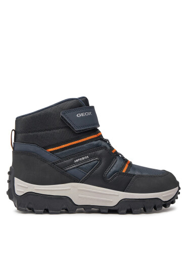 Geox Ботуши J Himalaya Boy B Abx J46FRD 050FU C0045 D Тъмносин - Mera.bg
