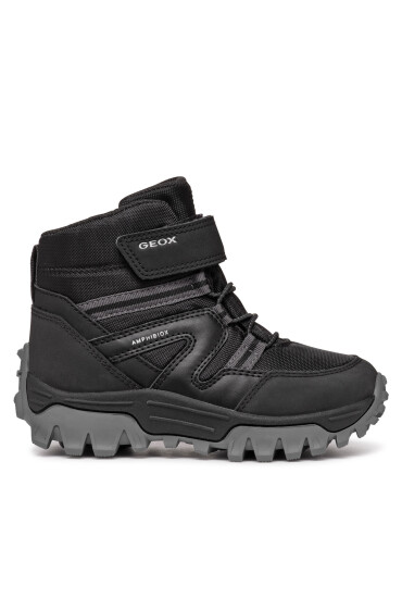 Geox Ботуши J Himalaya Boy B Abx J46FRD 050FU C9999 M Черен - Mera.bg