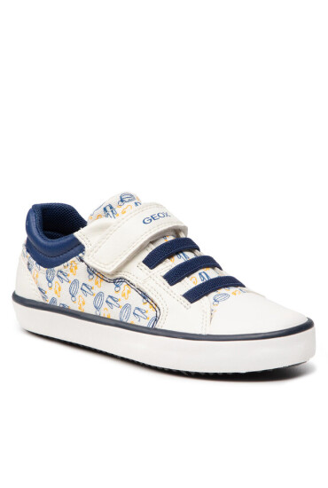 Geox Кецове J Gisli B. A J155CA 0AWBU C0006 S White/Blue - Mera.bg