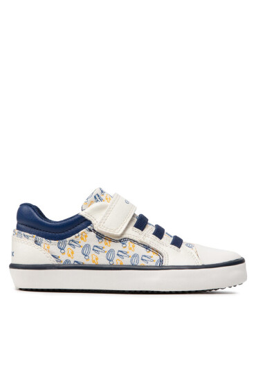 Geox Кецове J Gisli B. A J155CA 0AWBU C0006 S White/Blue - Mera.bg