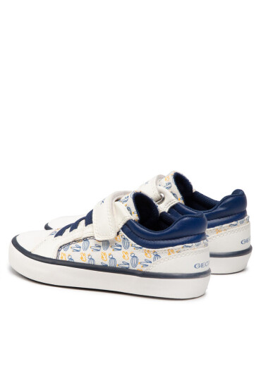 Geox Кецове J Gisli B. A J155CA 0AWBU C0006 S White/Blue - Mera.bg