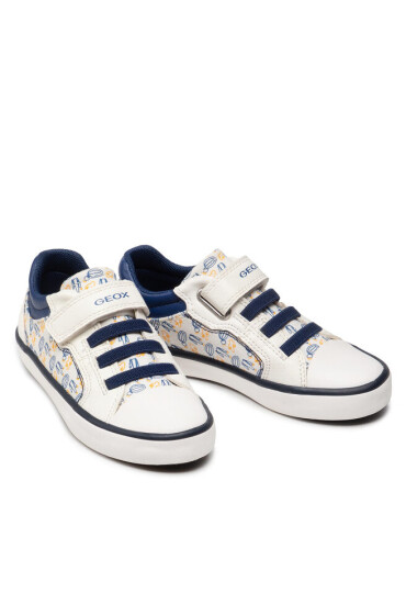 Geox Кецове J Gisli B. A J155CA 0AWBU C0006 S White/Blue - Mera.bg