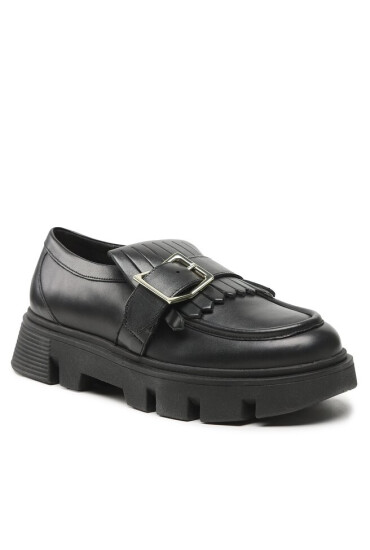 Geox лоуфъри с дебела подметка D Vilde N D26UAN 00085 C9999 Black - Mera.bg