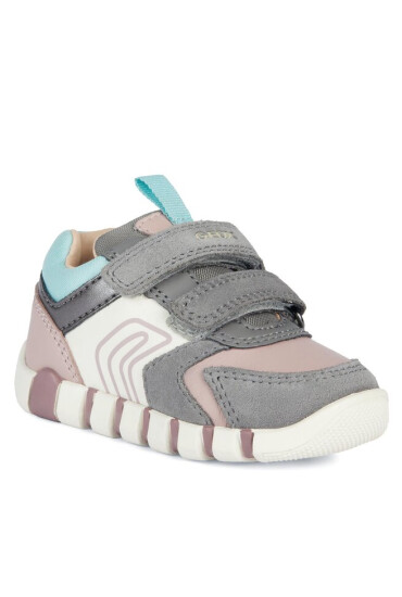 Geox Обувки B Iupidoo Girl B3558C 022BC C1FA8 Grey/Old Rose - Mera.bg