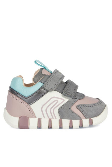 Geox Обувки B Iupidoo Girl B3558C 022BC C1FA8 Grey/Old Rose - Mera.bg