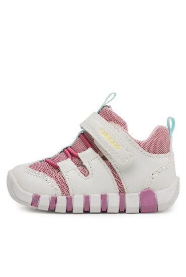 Geox Обувки B Iupidoo Girl B3558D0BC14C0674 White/Rose - Mera.bg
