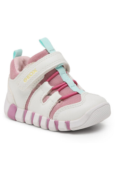 Geox Обувки B Iupidoo Girl B3558D0BC14C0674 White/Rose - Mera.bg