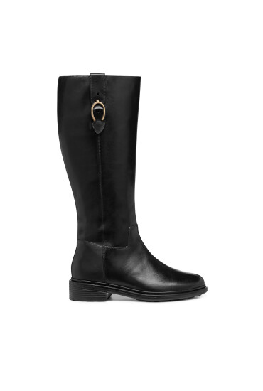 Geox Офицерки D Walk Pleasure D46TGD 00043 C9999 Черен - Mera.bg