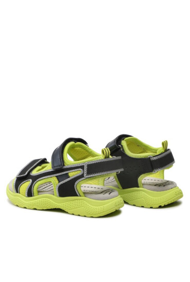 Geox Сандали J Sandal Splush Boy J35GPA014CEC3707 S Lime/Black - Mera.bg