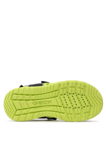 Geox Сандали J Sandal Splush Boy J35GPA014CEC3707 S Lime/Black - Mera.bg