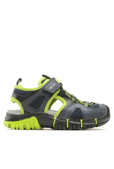 Geox Сандали J Sandal Dynomix Boy J35GHA014MEC0749 M Navy/Lime - Mera.bg