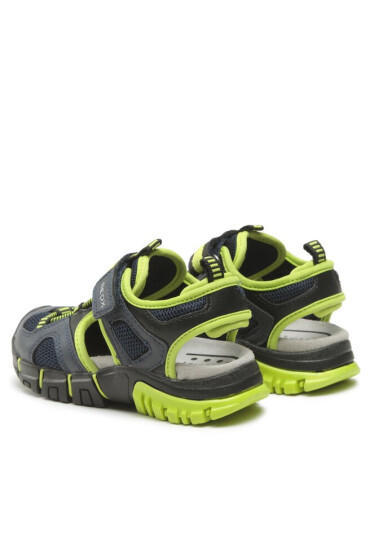 Geox Сандали J Sandal Dynomix Boy J35GHA014MEC0749 M Navy/Lime - Mera.bg