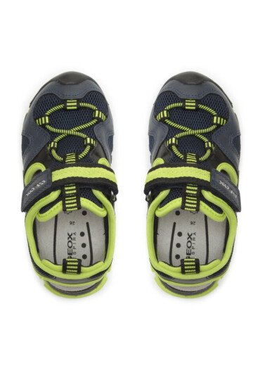 Geox Сандали J Sandal Dynomix Boy J35GHA014MEC0749 M Navy/Lime - Mera.bg