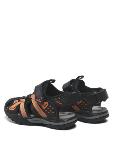 Geox Сандали J Borealis Boy J920RB0ME14C0038 M Black/Orange - Mera.bg