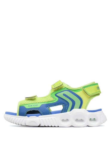 Geox Сандали J Sandal Wroom Boy J25GGA014CEC0876 D Lime/Royal - Mera.bg