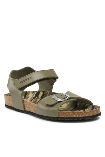 Geox Сандали J Ghita B. B J028LB 000BC C0498 S Military/Black - Mera.bg
