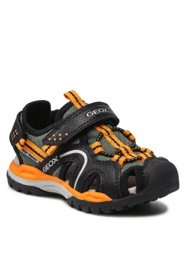 Geox Сандали J Borealis B. B J250RB 014ME C0038 M Black/Orange - Mera.bg