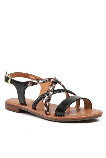 Geox Сандали D Sozy S D35LXO01JN6C9258 Black/Lt Gold - Mera.bg