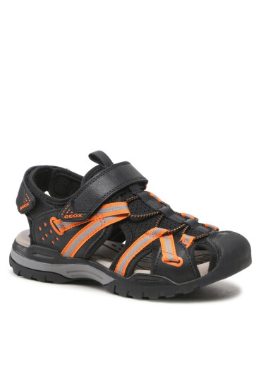 Geox Сандали J Borealis Boy J920RB0ME14C0038 D Черен - Mera.bg