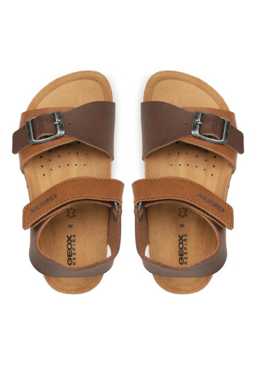 Geox Сандали J Ghita Boy J028LB000BCC6355 S Brown/Tan - Mera.bg