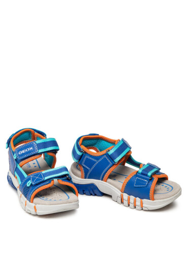Geox Сандали J S.Dynomix B.B J25GHB 0FE15 C0685 S Royal/Orange - Mera.bg
