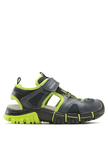 Geox Сандали J Sandal Dynomix Boy J35GHA014MEC0749 S Тъмносин - Mera.bg