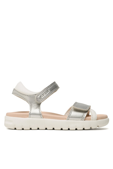 Geox Сандали J Sandal Soleima Gir J35GSA0NFBCC0434 M Сребрист - Mera.bg