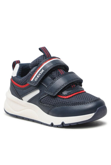 Geox Сникърси J Rooner Boy J35H0B01454C0735 M Navy/Red - Mera.bg
