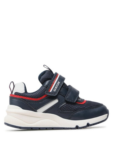 Geox Сникърси J Rooner Boy J35H0B01454C0735 M Navy/Red - Mera.bg